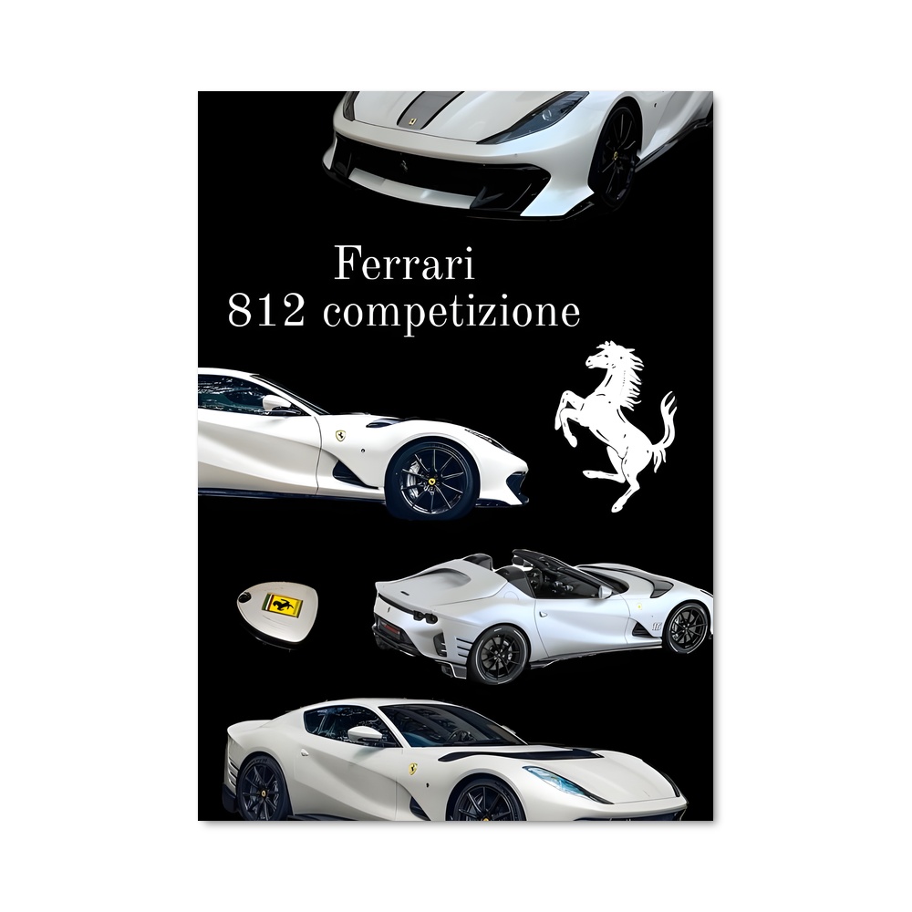 Poster Évolution Ferrari
